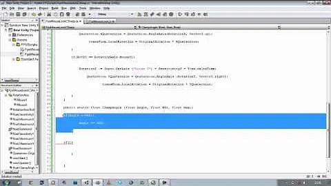002 Unity 3d : FPS tutorial how to create a MouseLook Script Using C Sharp - Part 3
