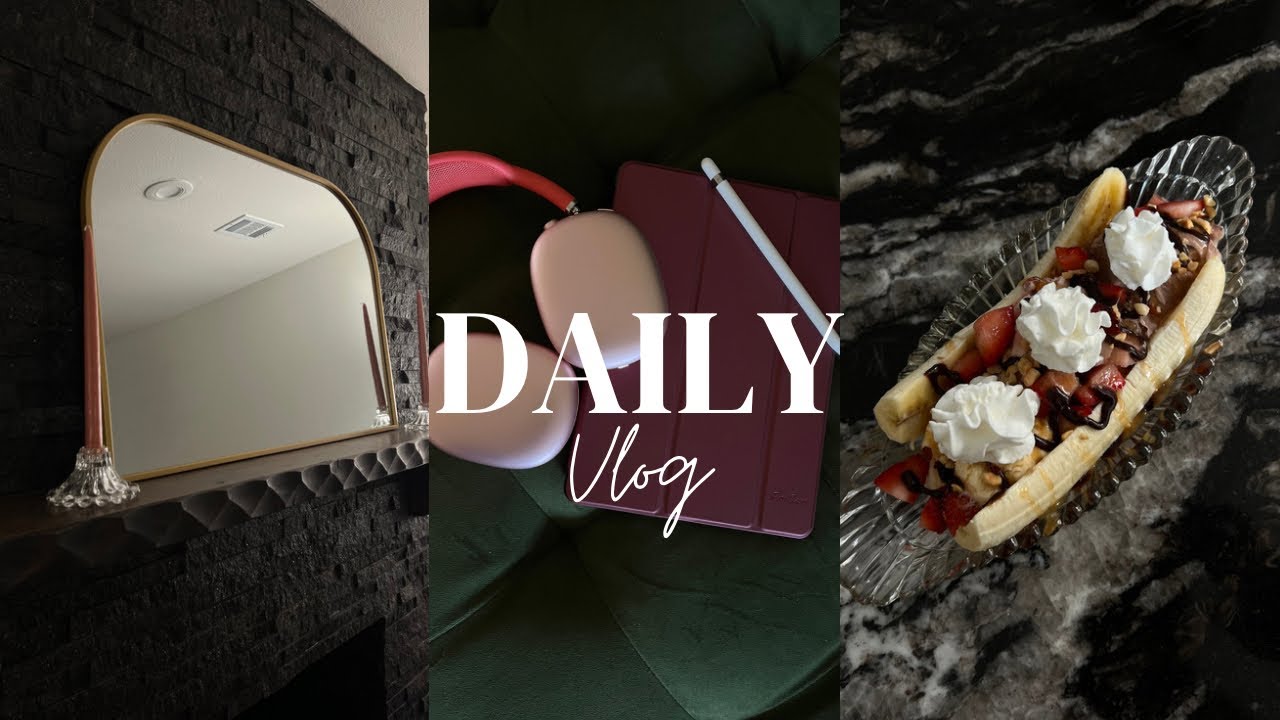 Daily VLOG | [Morning Routine-ish, Bad Bunny tickets, Banana Splits ...
