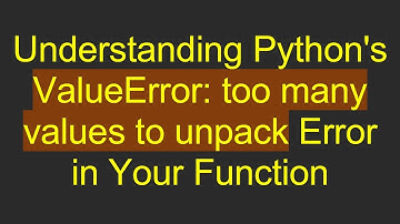 Understanding Python