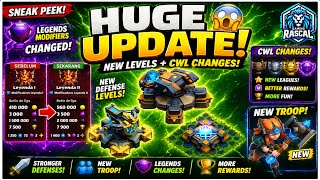 NEW UPDATE BREAKS THE GAME?! 😳 Levels + CWL + Legends Changes screenshot 4