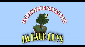 FallenTech Skyblock | I