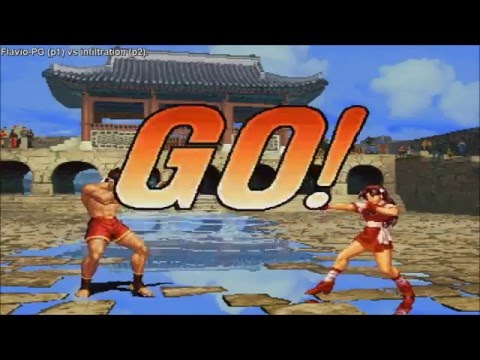 [HD] - Fightcade - The King Of Fighters 96 - Flavio-PG(BRA) Vs Infiltration(PERU) - Part 1