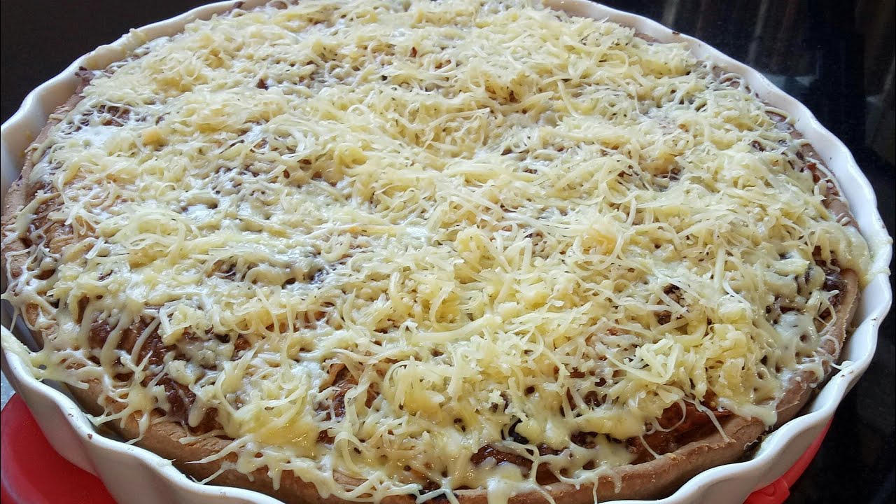 بعجينتي السحرية الرهيبة حضري اروع والذ كيش بحشوة الدجاج المميزة 😍😍