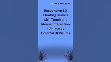 🌴💫 Build a Floating Islands Animation in 60 Seconds! ⏱️ (HTML, CSS, JavaScript) #shorts