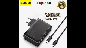 Sạc Nhanh Baseus Gan 2 Pro 100W 4 Cổng(2 USB Type-C Và 2 USB) Sạc Nhanh QC3.0 QC4.0 Cho Laptop Table