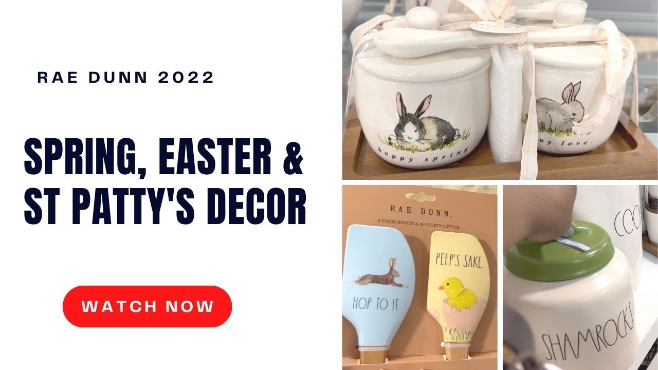 Rae dunn finds and new releases for 2022 spring easter st patrick s