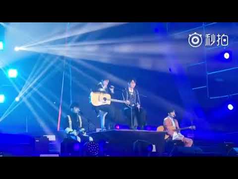 20171209 明日之子巡回演唱会杭州廖俊涛毛不易钟易轩张洢豪《i will miss you》cut