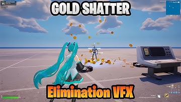 ELIMINATION GOLD VFX UEFN #fortnite #uefn #guide
