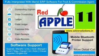 Red Apple 11: Sabzi Mandi ERP Software: Multi Language: Whatsapp : Mobile App For Payment Collection screenshot 3