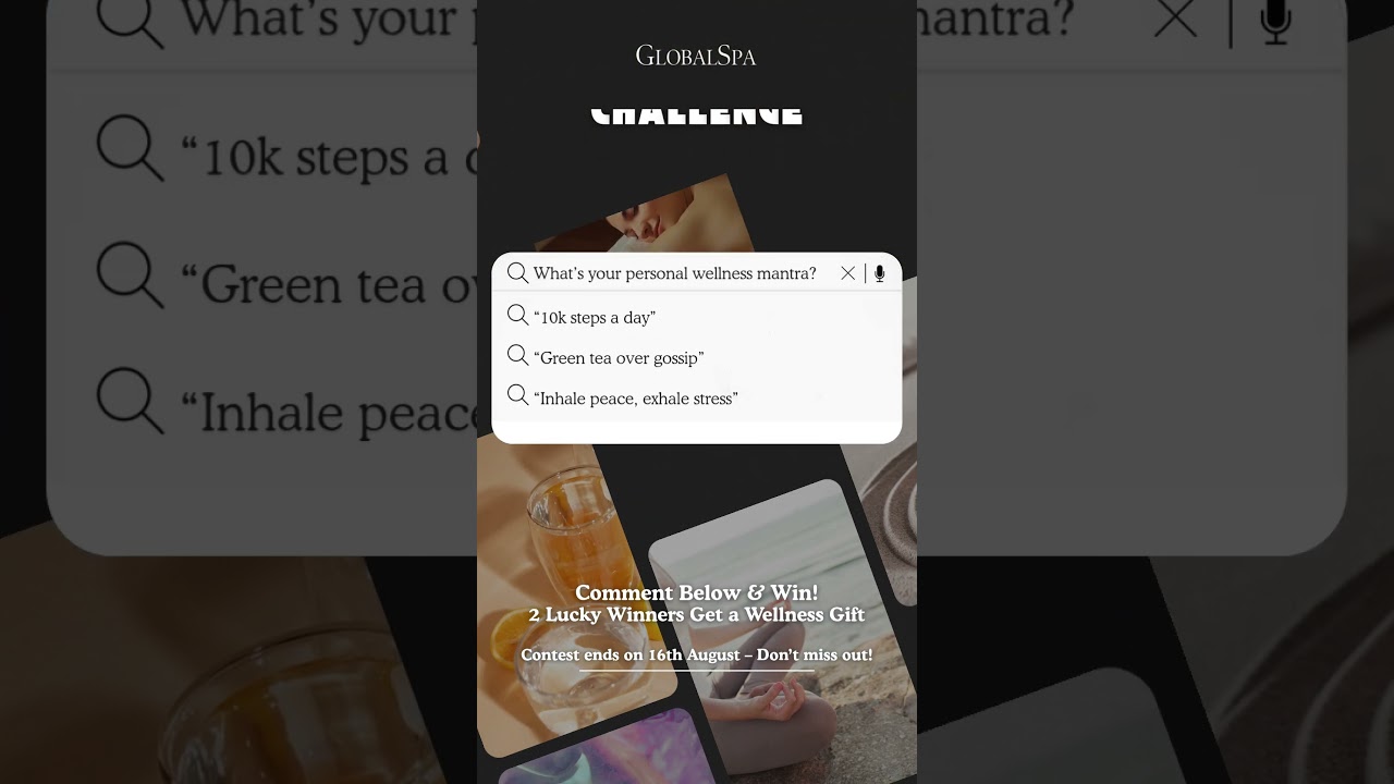 Drop your wellness mantra in the comments and stand a chance to win a wellness gift! 🎁✨