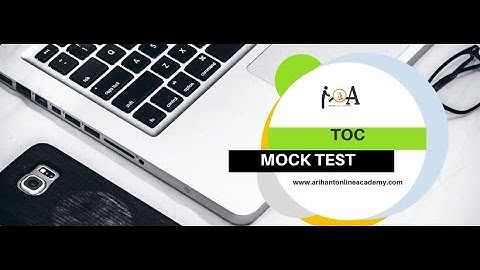 Theory Of Computations | MCQs - Mock Test With Detailed Analysed Solutions for GATE, NET, ISRO, BARC