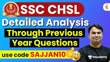 SSC CHSL | Complete Course | Use Code "SAJJAN10" & Get 10% Off