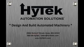 Hytek Liquid Filler Tutorial - Machine Demonstration Part 2