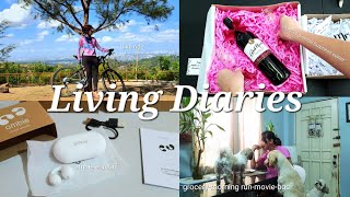 Living Diaries💟 Work-Life Balance, Small Business, Ambie Earcuff, Bike, Grocery, Dates | love, maee