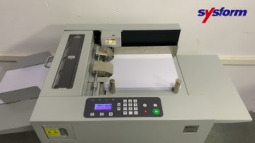 Sysform CP330B Roller Feed Digital Paper Creaser