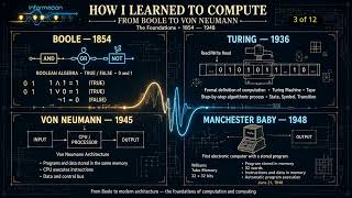 3 of 12 :How I Learned to Calculate — The Fundamentals — From Boole to Von Neumann