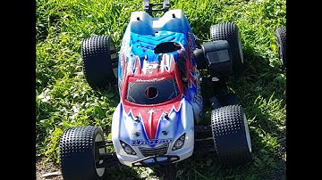 Hobao Hyper ST brushless conversion testing on 4s