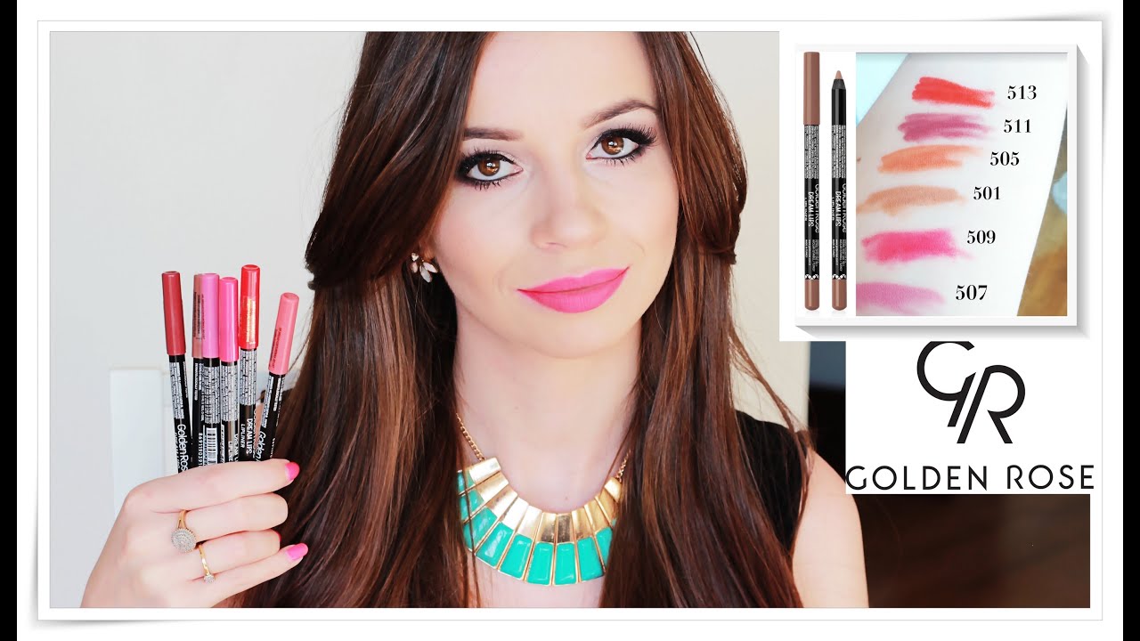 Konturówki Golden Rose [Waterproof, Dream Lips, Lipliner]