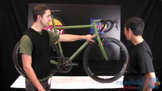 NAHBS 2012 - Black Cat Carbon Fiber and Lugged Steel Road Bike