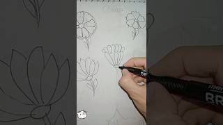 how to draw Cosmo's flower easy method short video ❤️#art #drawing  #shorts