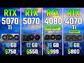 RTX 5070 Ti vs RTX 5070 vs RTX 4080 SUPER vs RTX 4070 Ti SUPER | Test in 7 Games