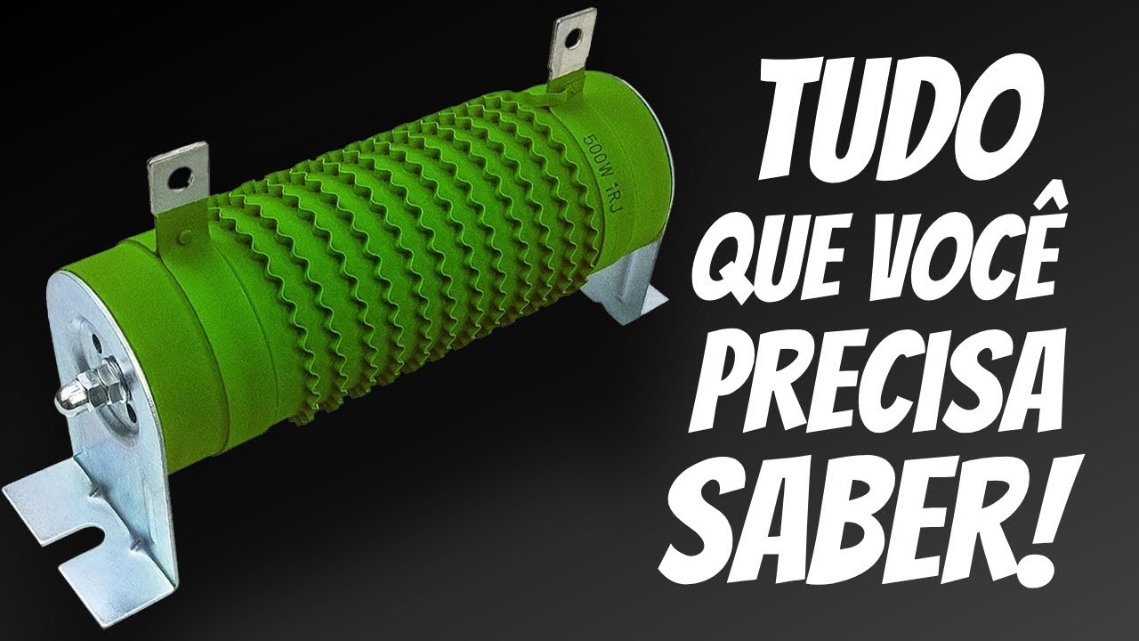 Tudo sobre RESISTORES DE FRENAGEM para inversor de frequência! Como saber a potência e a resistência