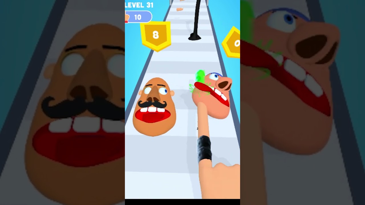 Dirty Finger Run Race Full Level Up ASMR Gameplay Android Part 4