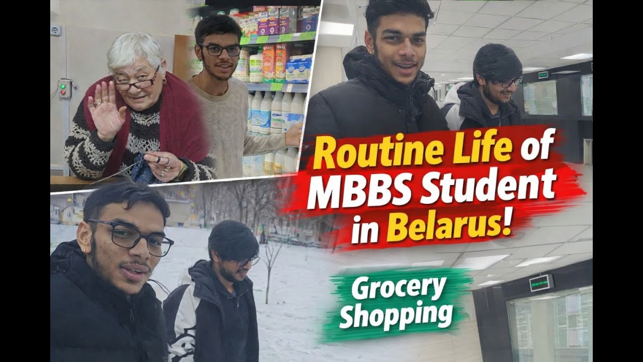A Day of MBBS student in abroad | grocery shopping