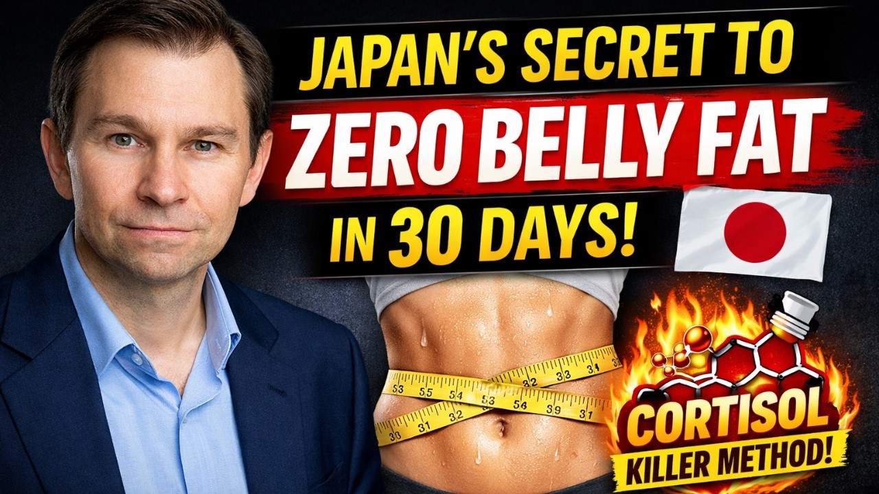 Japan’s Secret to ZERO Belly Fat in 30 Days (Cortisol Killer Method) | David Sinclair