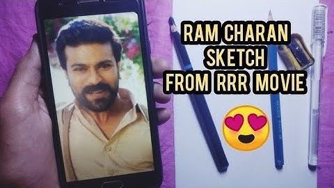 Ram charan sketch from RRR movie | #shorts #youtubeshorts #shortsvideo #short #viralshort #art