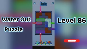 Water Out Puzzle Level 86 Walkthrough 💧 | Step-by-Step Guide | Mini Boss