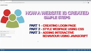 How To Create Login Page Using Html Css