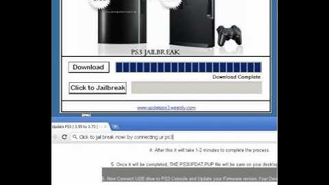 How to update ps3 3.72 to 3.73 without internet
