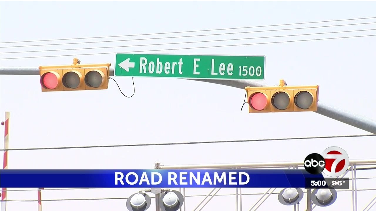 City of El Paso to rename Robert E. Lee Road YouTube