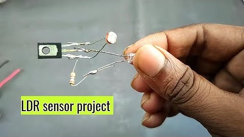 LDR Sensor Project - Simple idea - Very Easy to make this project - Automatic light on off project