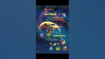 ZILONG VS ZILONG | CRIT VS TRINITY BUILD | #ytshorts #shortsvideo #mobilelegends #youtubeshorts