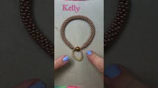 Easy chain solution for magnetic bracelets #offthebeadedpath #beadedpath #beadedbracelet @offthebeadedpath