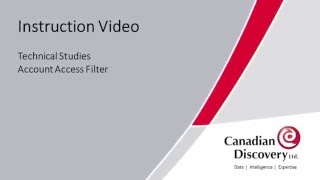 Watch The Video! Technical Studies Access Filter