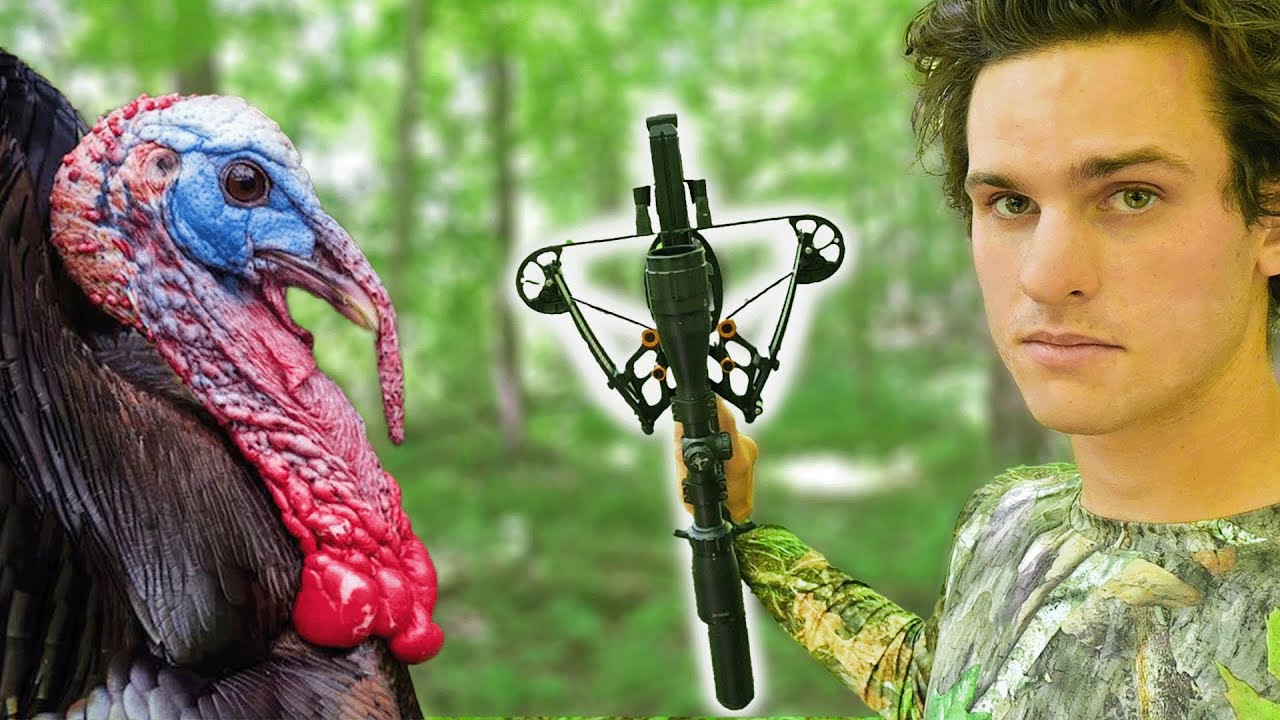 Hunting Turkeys with a Mini Crossbow! Challenge YouTube