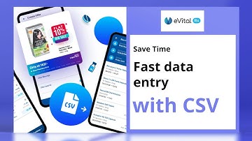 Fast Data entry with CSV upload. Cloud-based #pharmacysoftware eVitalRx #inventorymanagementsoftware