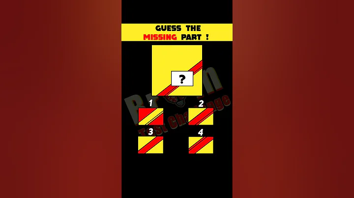 Test Your Brain Power : Guess The Missing Part ? | IQ Test Puzzles | #shorts #viral #paheliyan
