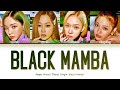 Aespa Black Mamba Lyrics 에스파 블랙맘바 가사 Color Coded Lyrics Han Rom Eng 가사