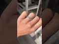 7.19ctw Emerald Cut Diamond Half-Bezel Eternity Band