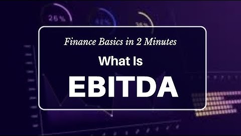 What is EBITDA? EBITDA In 2 Minutes | Finance Basics in 2 Minutes #fundamentalanalysis