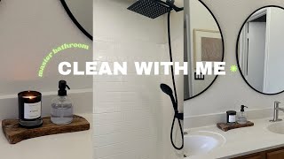 deep clean my bathroom with me | *NEW* cleaning series