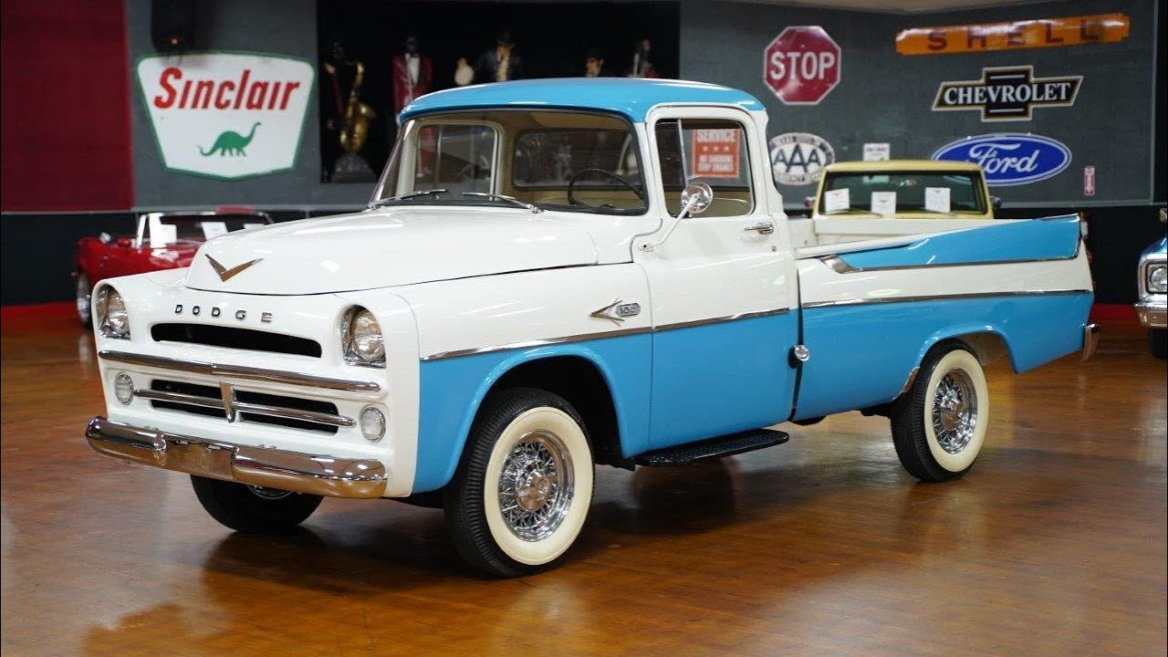 1957 DODGE D100 SWEPTSIDE - YouTube