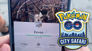 ¡CONSIGO A EEVEE con GORRO SHINY Y MÁS en CITY SAFARI BARCELONA de Pokémon GO