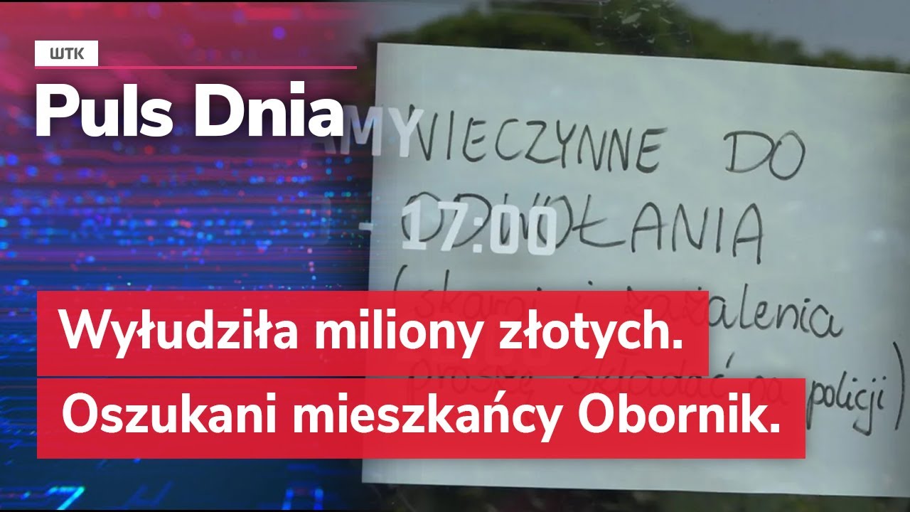 Oszustka z Obornik wyłudziła MILIONY! Mieszkańcy stracili fortunę!