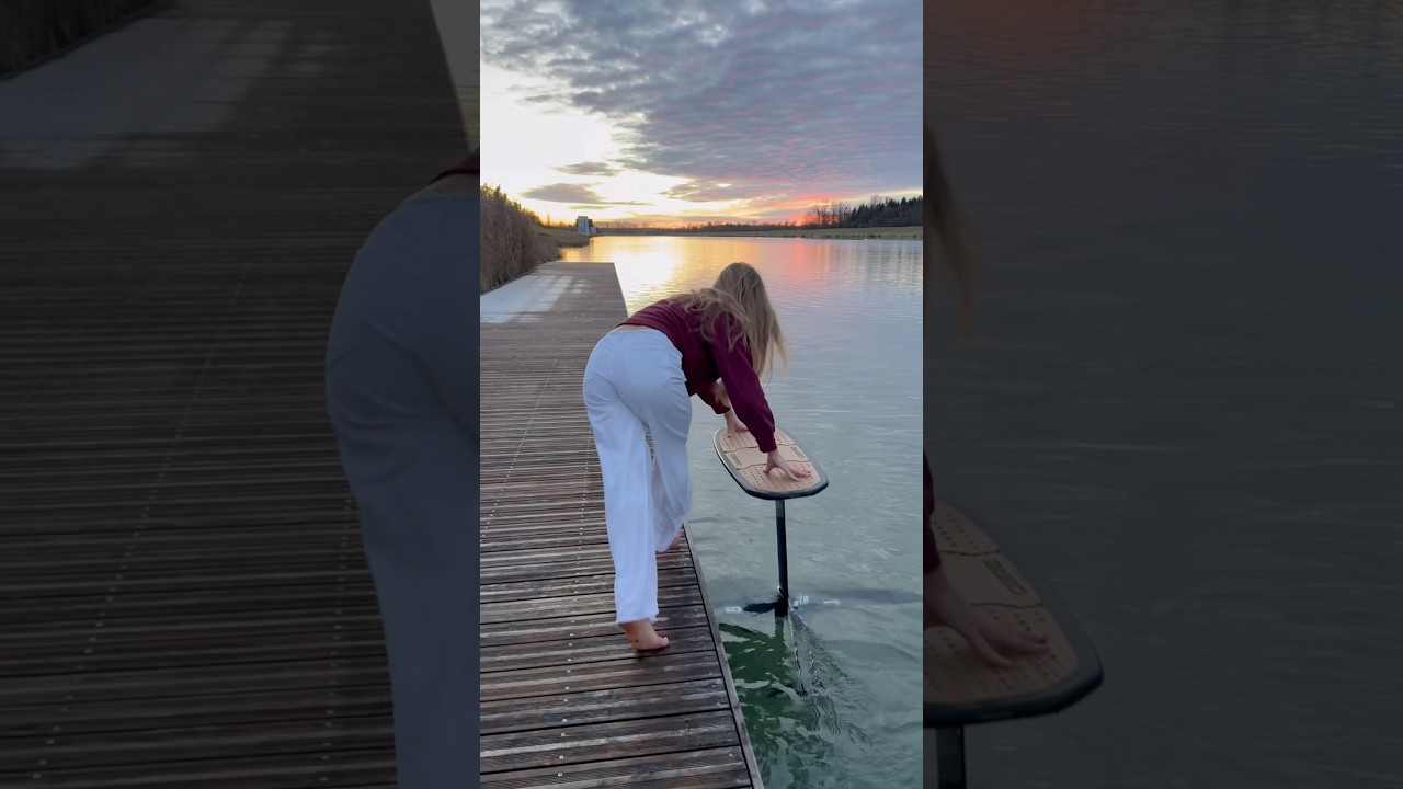 Is this the best pumpfoil clip ever? #pumpfoiling #sportsgirl #surf #athlete #girls #ootd