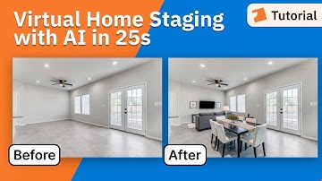 Virtual Home Staging with AI in 25 Seconds